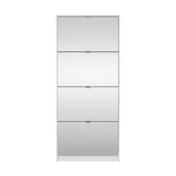 Scarpiera Bliss, Mobile portascarpe, Armadio da ingresso multiuso, Mobiletto per calzature, 24x70 h162 cm, Bianco<Dmora Flash Sale