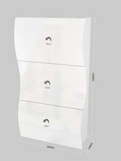Scarpiera Borea, cm 71x27h122,<Dmora Fashion