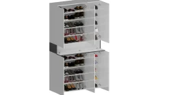 Scarpiera Charoite, 114x35h200 cm, Bianco e<Dmora Cheap
