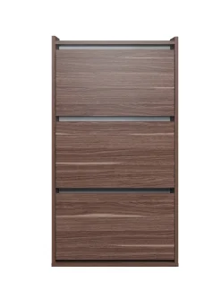Scarpiera con tre ante a ribalta, cm 65 x 32 x 11,8, colore<Dmora Sale