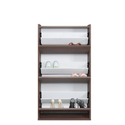 Scarpiera con tre ante a ribalta, cm 65 x 32 x 11,8, colore<Dmora Best Sale