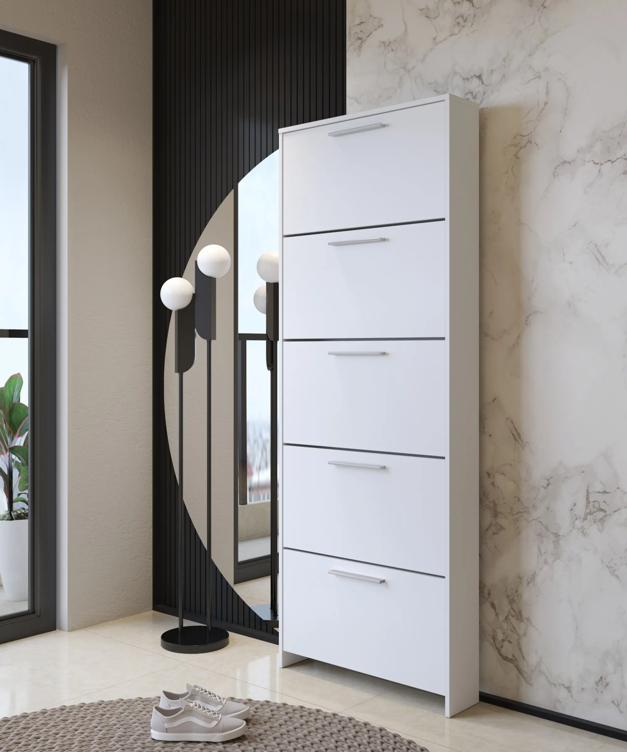 Scarpiera Dabakumo, 69x17h187 cm,<Dmora Best