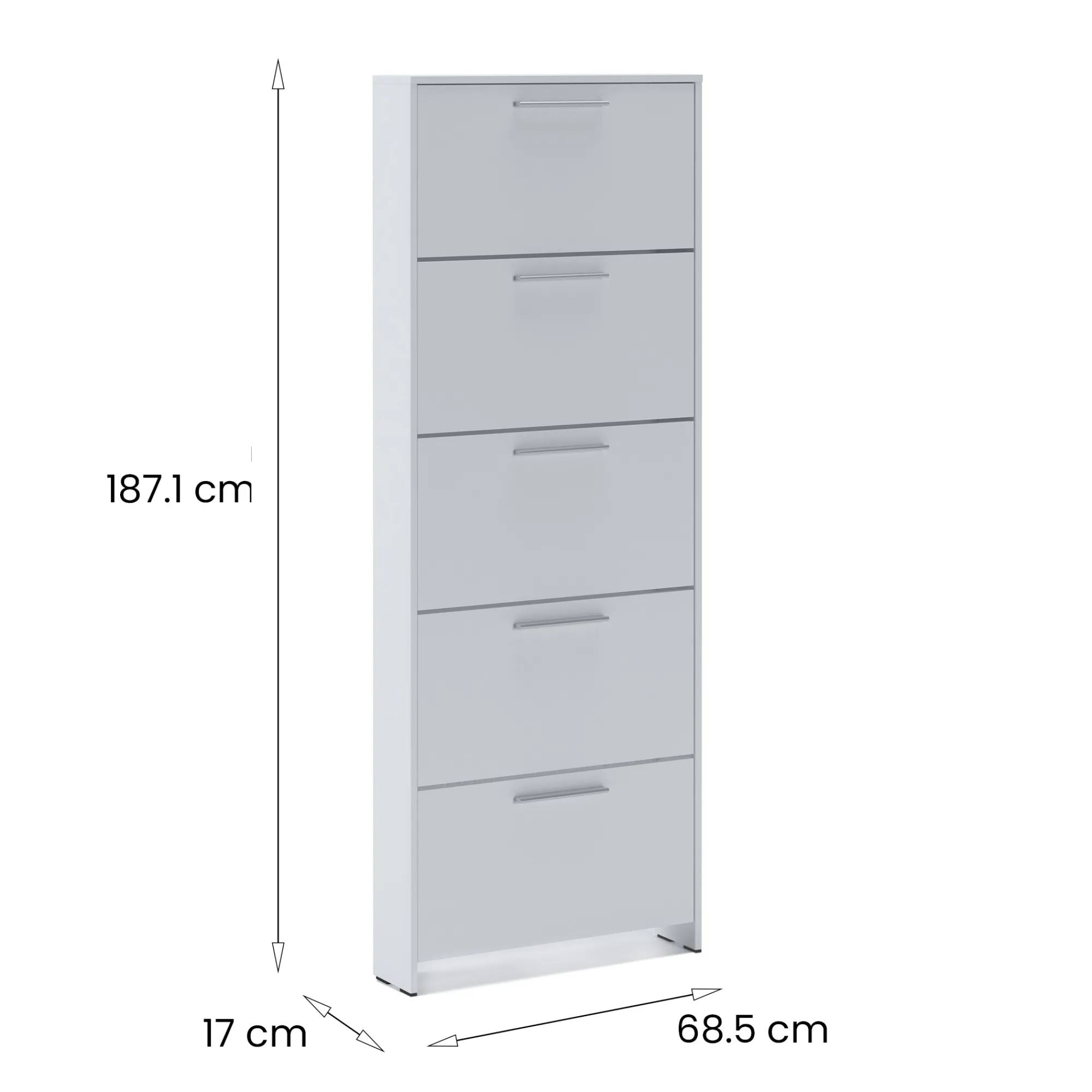 Scarpiera Dabakumo, 69x17h187 cm,<Dmora Best