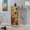 Scarpiera Dacrydium, 50x38 h135 cm, Quercia e Multicolore<Dmora Best