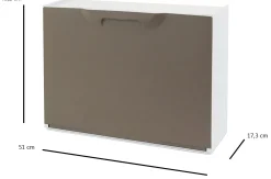 Scarpiera Damatucc, 51x17h40 cm,<Dmora Outlet