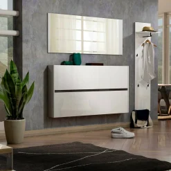 Scarpiera Dantonucc, 160x19h85 cm,<Dmora Discount