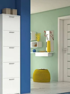 Scarpiera Dbusi, 50x18h178 cm,<Dmora New