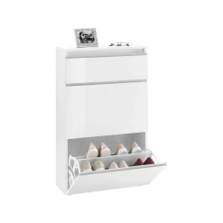 Scarpiera Dlogarz, cm 60x27h108,<Dmora Best