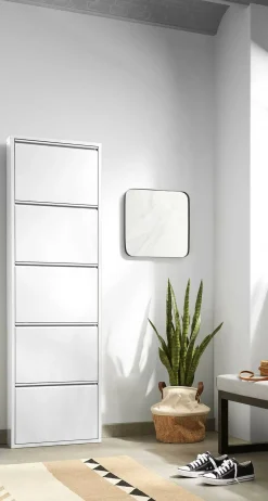 Scarpiera Dpapi, 50x15h169 cm,<Dmora Cheap