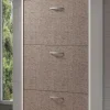 Scarpiera Dpugnal, 73x25h120 cm, Bianco e Marrone<Dmora Sale