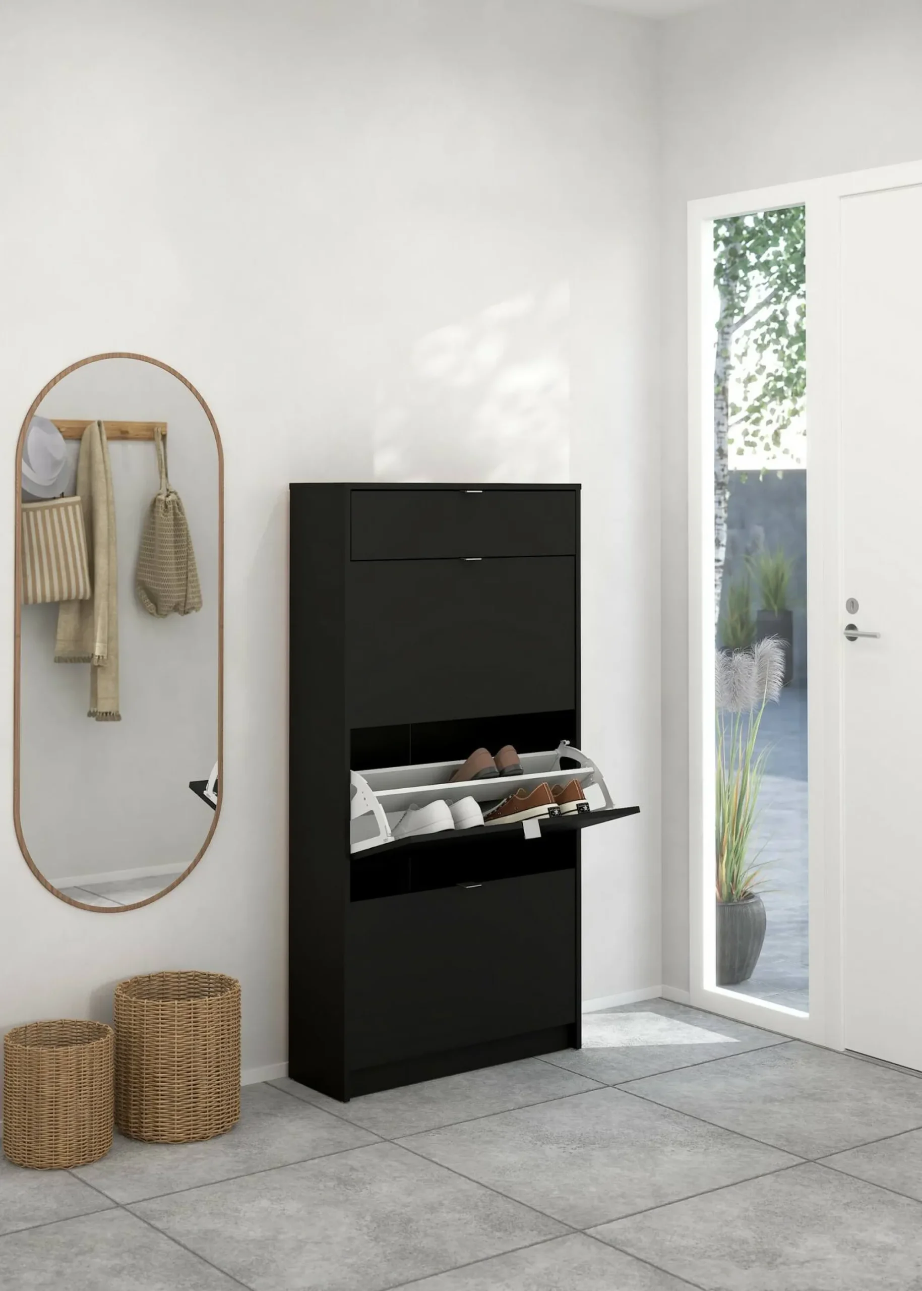 Scarpiera Dtoni, 24x70 h140 cm,<Dmora Clearance