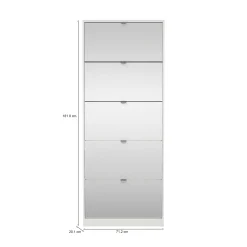Scarpiera Dtoniol, 71x20 h182 cm,<Dmora Outlet