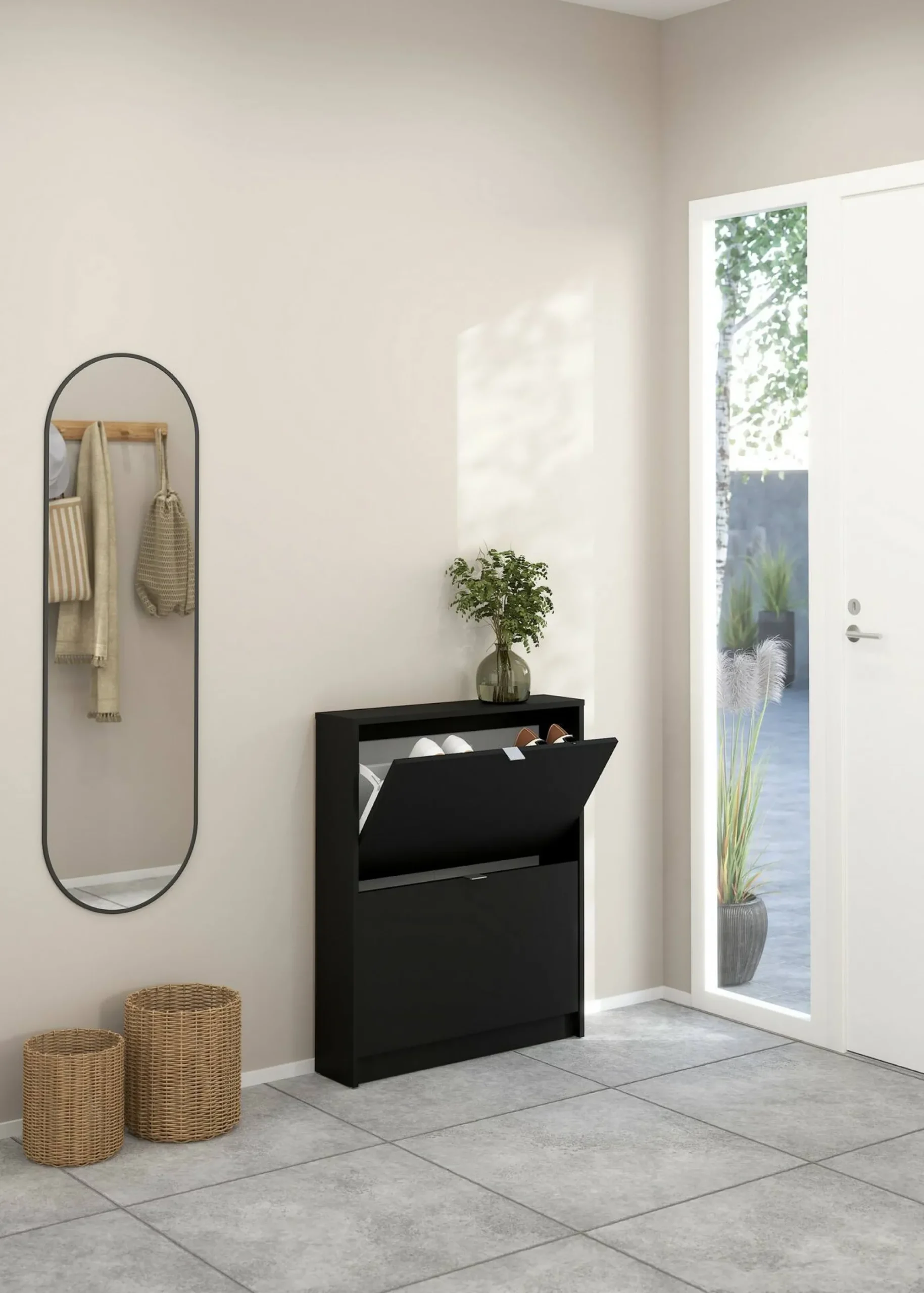 Scarpiera Dtorrent, 70x17 h85 cm,<Dmora Outlet
