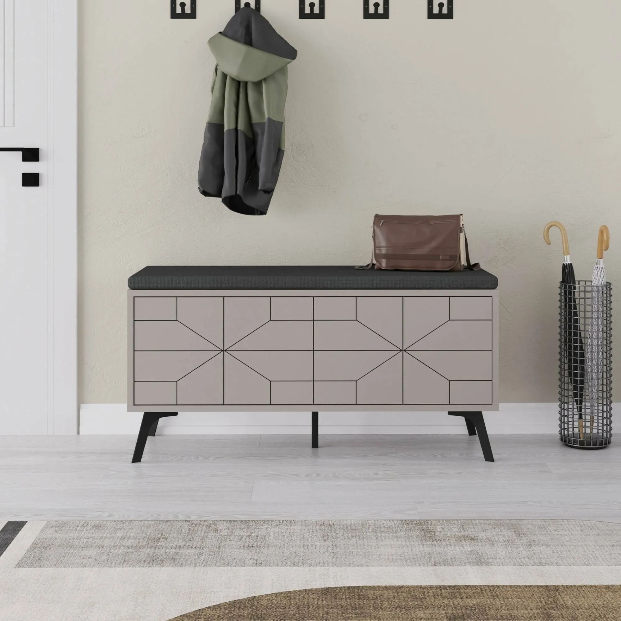 Scarpiera Dvlhov, 107x35 h55 cm,<Dmora Shop