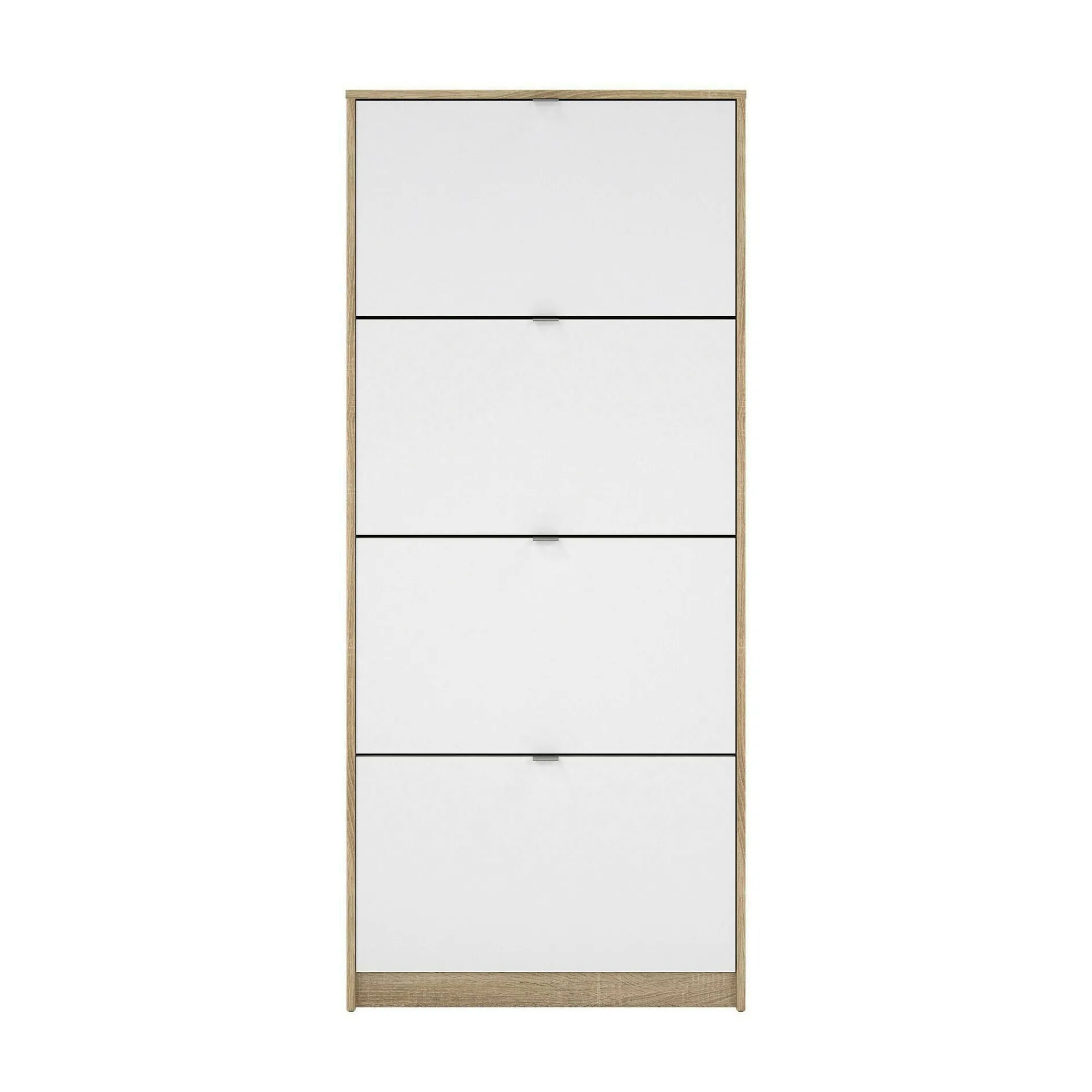Scarpiera Epidoto, 24x70 h162 cm, Quercia e Bianco<Dmora Best