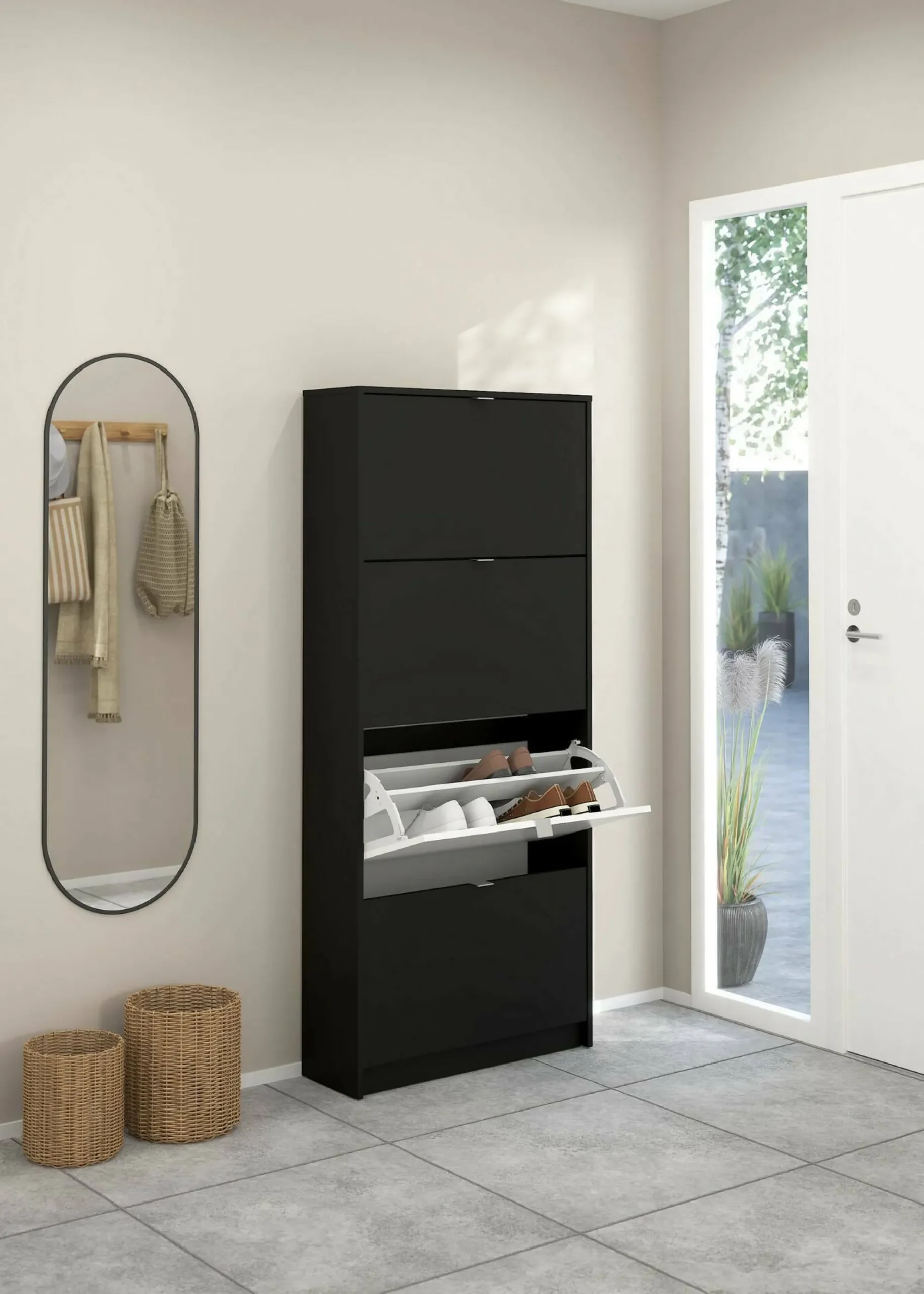 Scarpiera Epidoto, 70x24 h162 cm,<Dmora Cheap