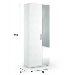 Scarpiera Eracle, 72x37h195 cm,<Dmora Fashion