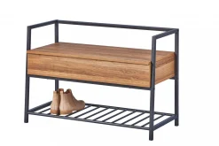 Scarpiera Euskirchen, Mobile portascarpe, Armadio da ingresso multiuso, Mobiletto per calzature, 90x61 h39 cm,<Dmora Flash Sale