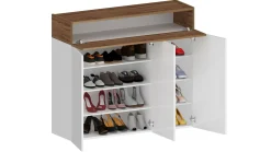 Scarpiera Griselda, 114x38h100 cm, Bianco e<Dmora Cheap