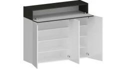 Scarpiera Griselda, 114x38h100 cm, Bianco e<Dmora Sale