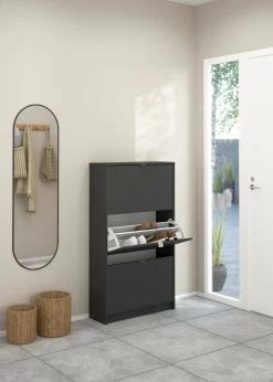 Scarpiera Irina, 24x70 h124 cm,<Dmora Discount