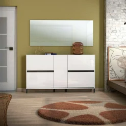 Scarpiera Madi, 169x25h94 cm,<Dmora Online