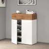 Scarpiera Nala, 76x38h100 cm, Bianco e<Dmora Online