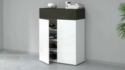 Scarpiera Nala, 76x38h100 cm, Bianco e<Dmora Store