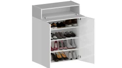 Scarpiera Nala, 76x38h100 cm, effetto larice<Dmora Discount
