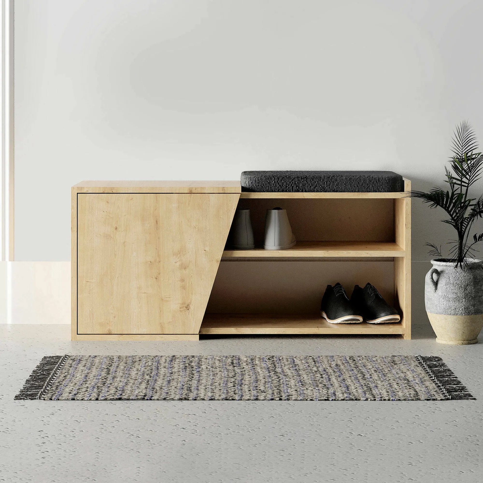 Scarpiera Neneng, 104x47 h37 cm,<Dmora Cheap