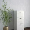 Scarpiera Nolo, 50x25h113 cm, Bianco e Rovere<Dmora Online