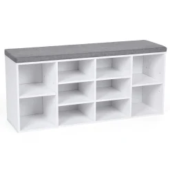 Scarpiera panca con cuscino imbottito<Dmora Outlet