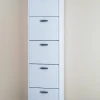 Scarpiera Roanu, 50x25h182 cm,<Dmora Clearance