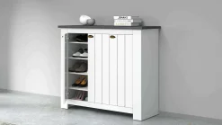 Scarpiera Seprio, 114x42h100 cm, Bianco e<Dmora Shop