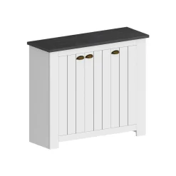 Scarpiera Seprio, 114x42h100 cm, Bianco e<Dmora Shop