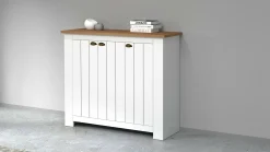 Scarpiera Seprio, 114x42h100 cm, Bianco e<Dmora Outlet