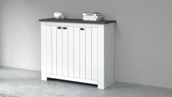 Scarpiera Seprio, 114x42h100 cm, Bianco e<Dmora Shop