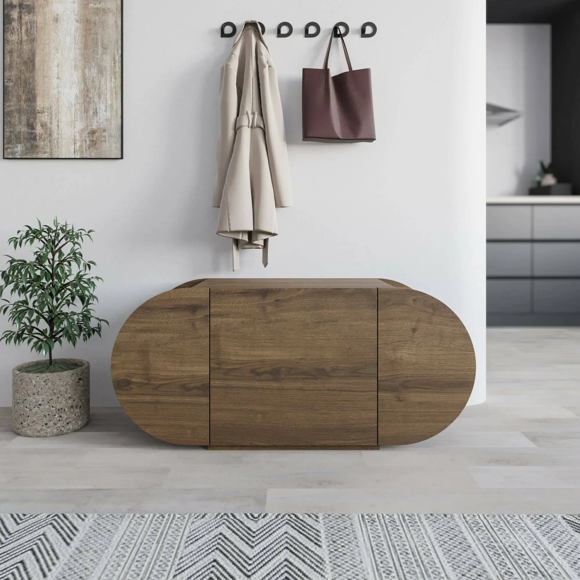 Scarpiera Sequoia, 110x40 h50 cm,<Dmora Cheap