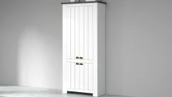 Scarpiera Shirley, 84x42h200 cm, Bianco e<Dmora Discount