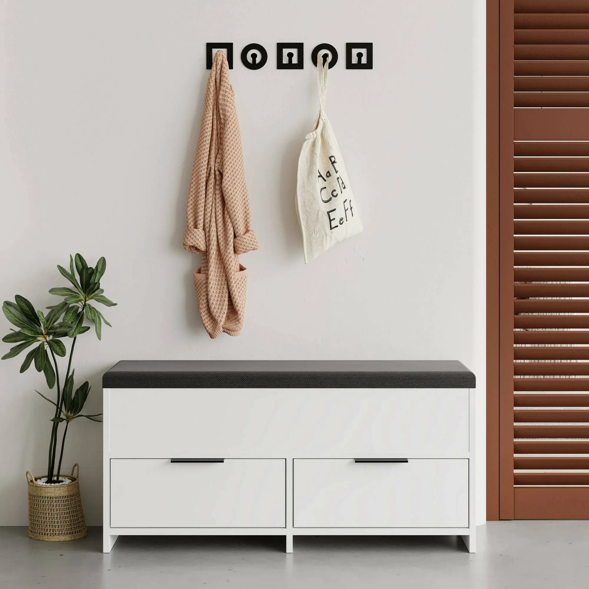 Scarpiera Tapah, 106x34 h50 cm,<Dmora Fashion