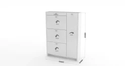 Scarpiera Tashmarine, cm 101x25h138,<Dmora Clearance