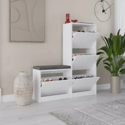 Scarpiera Velma, 105x26 h119 cm,<Dmora Best Sale