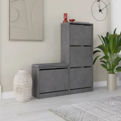 Scarpiera Velma, 105x26 h119 cm,<Dmora Best