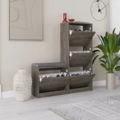 Scarpiera Velma, 105x26 h119 cm,<Dmora Fashion