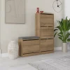 Scarpiera Velma, 105x26 h119 cm,<Dmora Cheap
