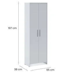 Scarpiera Vinadio, 65x38h197 cm,<Dmora Store