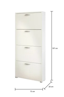 Scarpiera Vince, 73x25h157 cm,<Dmora Online