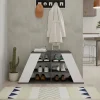 Scarpiera Zungri, 106x38 h50 cm, Grigio e Bianco<Dmora Outlet