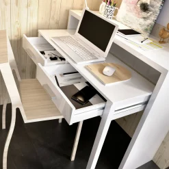 Scrivania Abarath, 99x70h88 cm,<Dmora Cheap