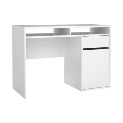 Scrivania Abbadu, 110x48 h77 cm, Bianco<Dmora Hot